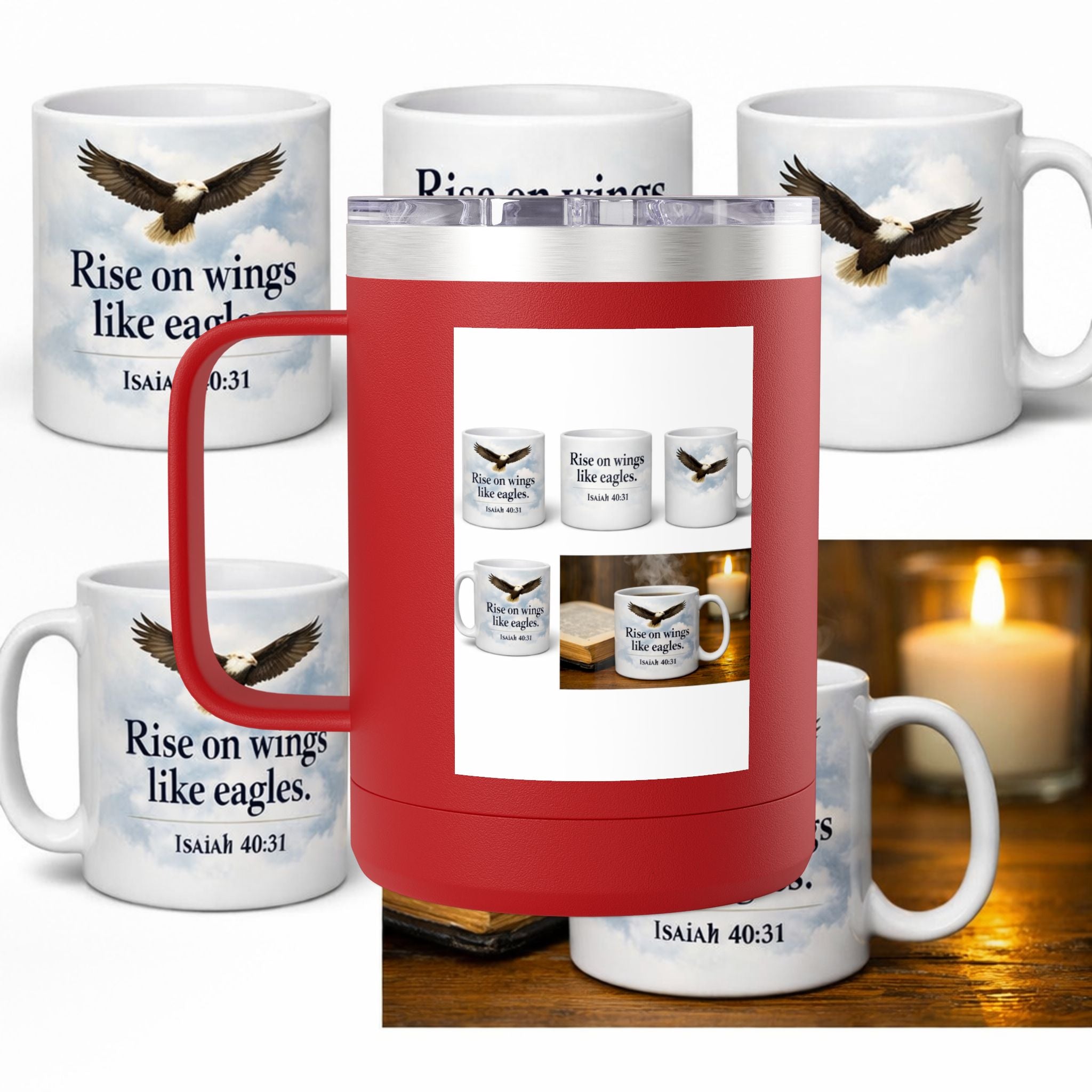 Coffee Mug Tumbler, 15oz