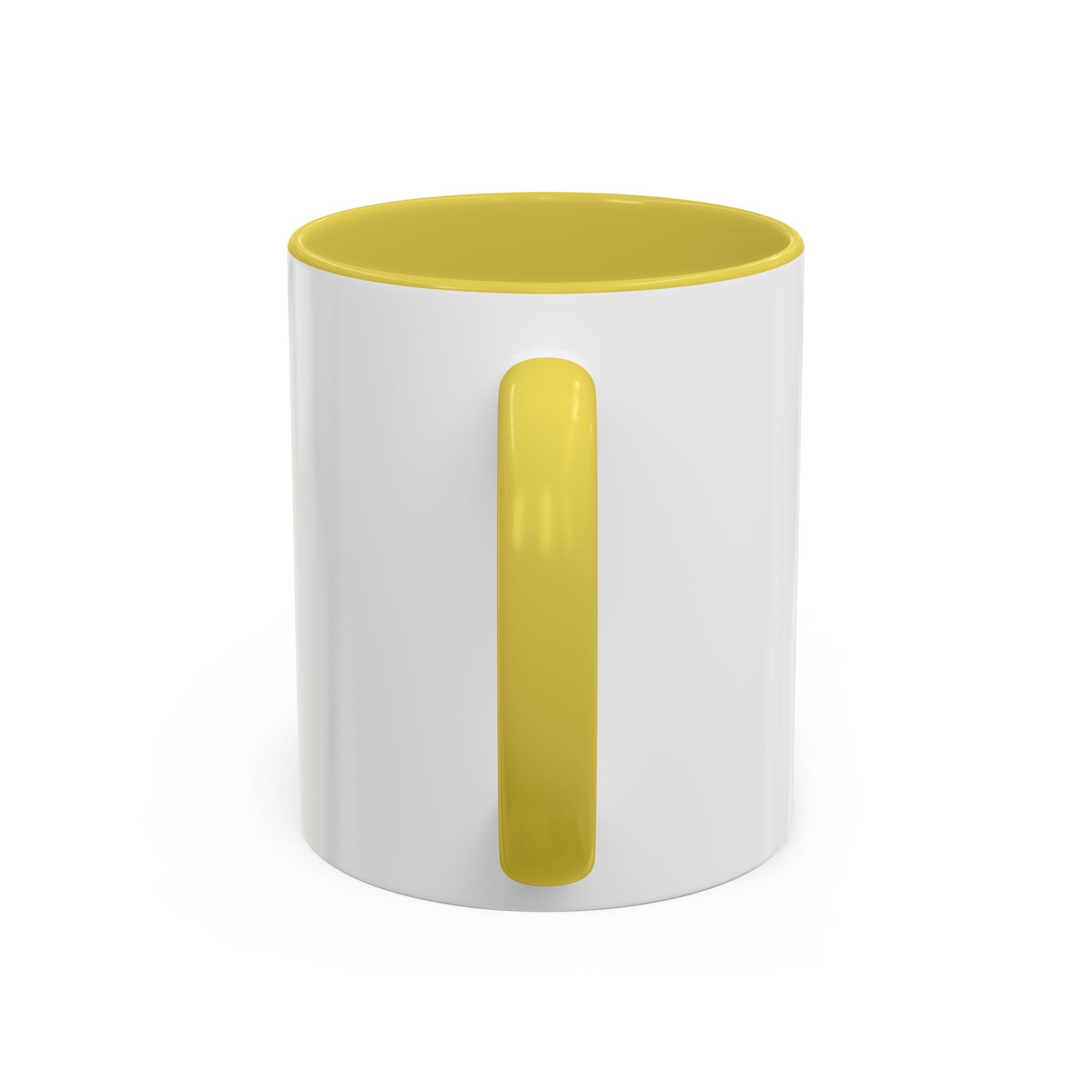 Black-Handled Ceramic Mug – Color Accent Coffee Tea Cup (11oz & 15oz)