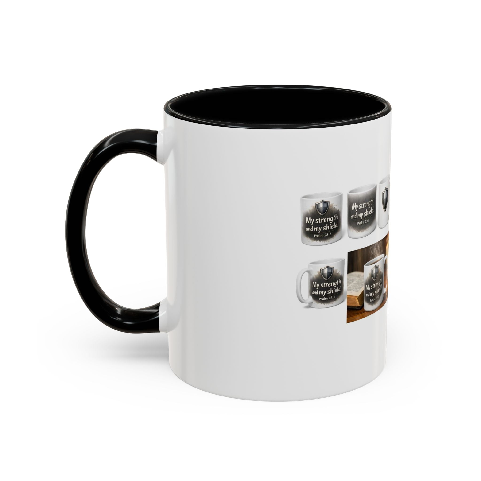 Inspirational Eagle Accent Coffee Mug — 'Rise Up and Soar' 11/15oz