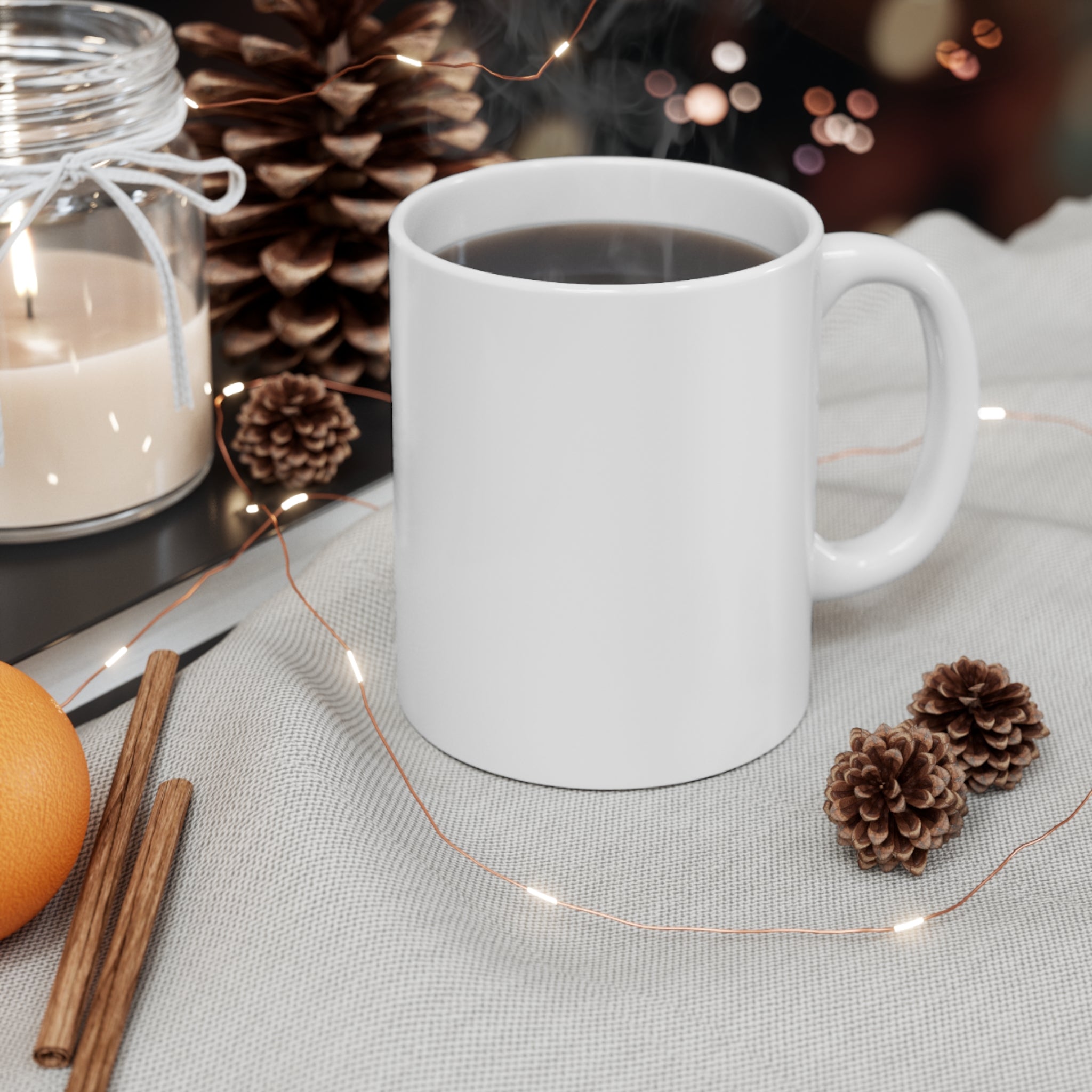 11oz Coffee Mug — "Be Stronger Than Your Ego" Inspirational Ceramic Gift