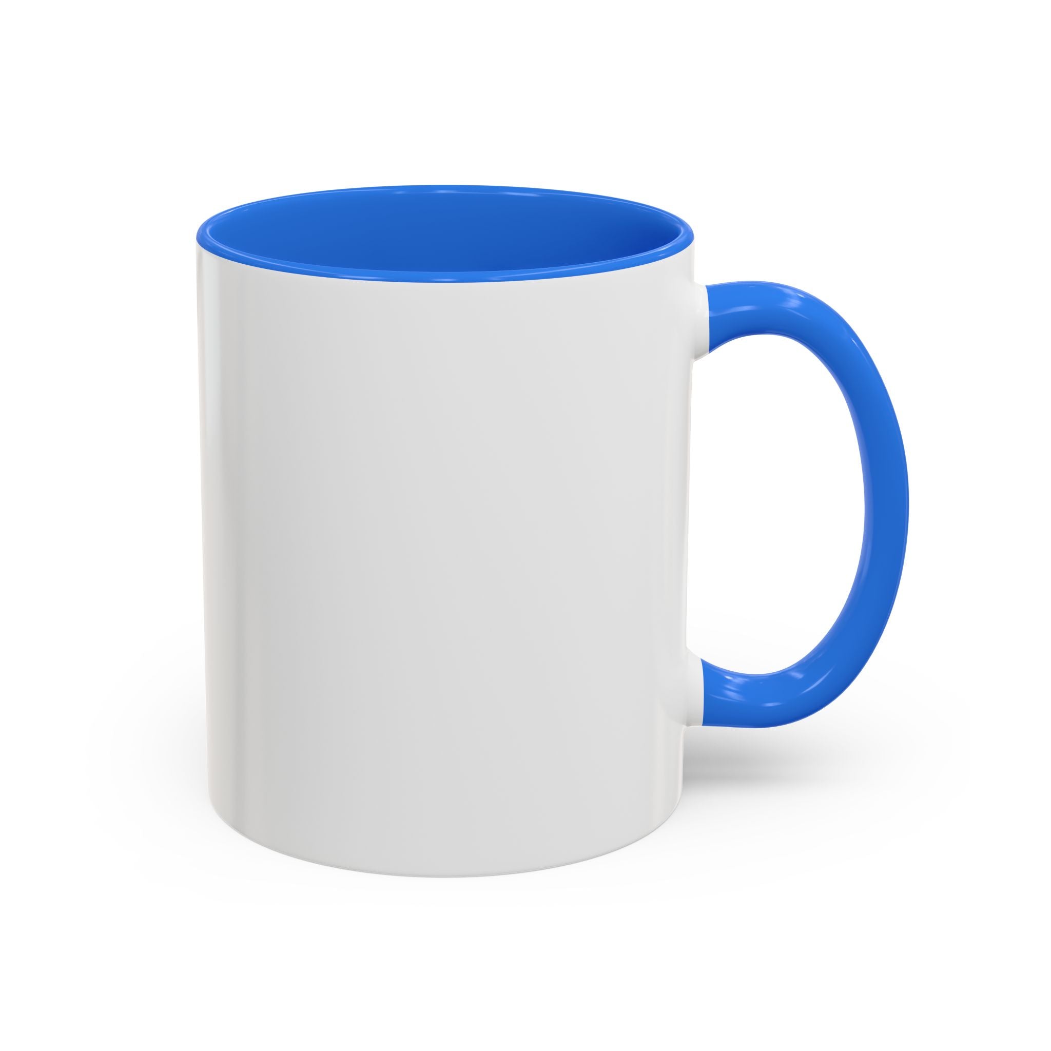 Black-Handled Ceramic Mug – Color Accent Coffee Tea Cup (11oz & 15oz)