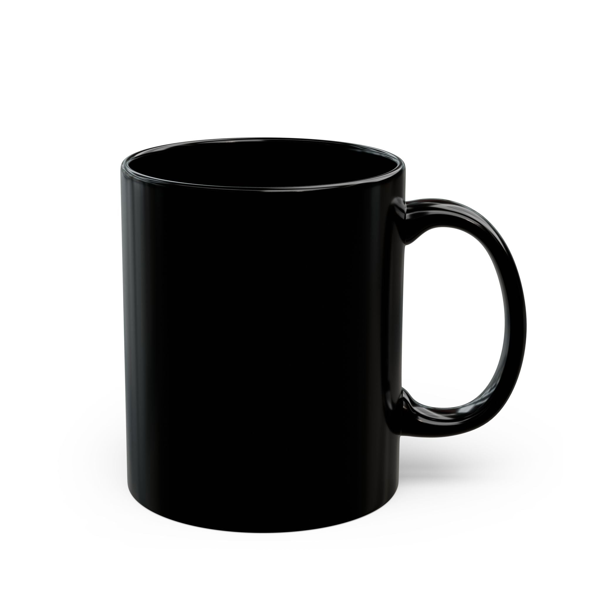 Lion Crest Black Mug – Bold Pride Coffee Cup (11oz & 15oz)