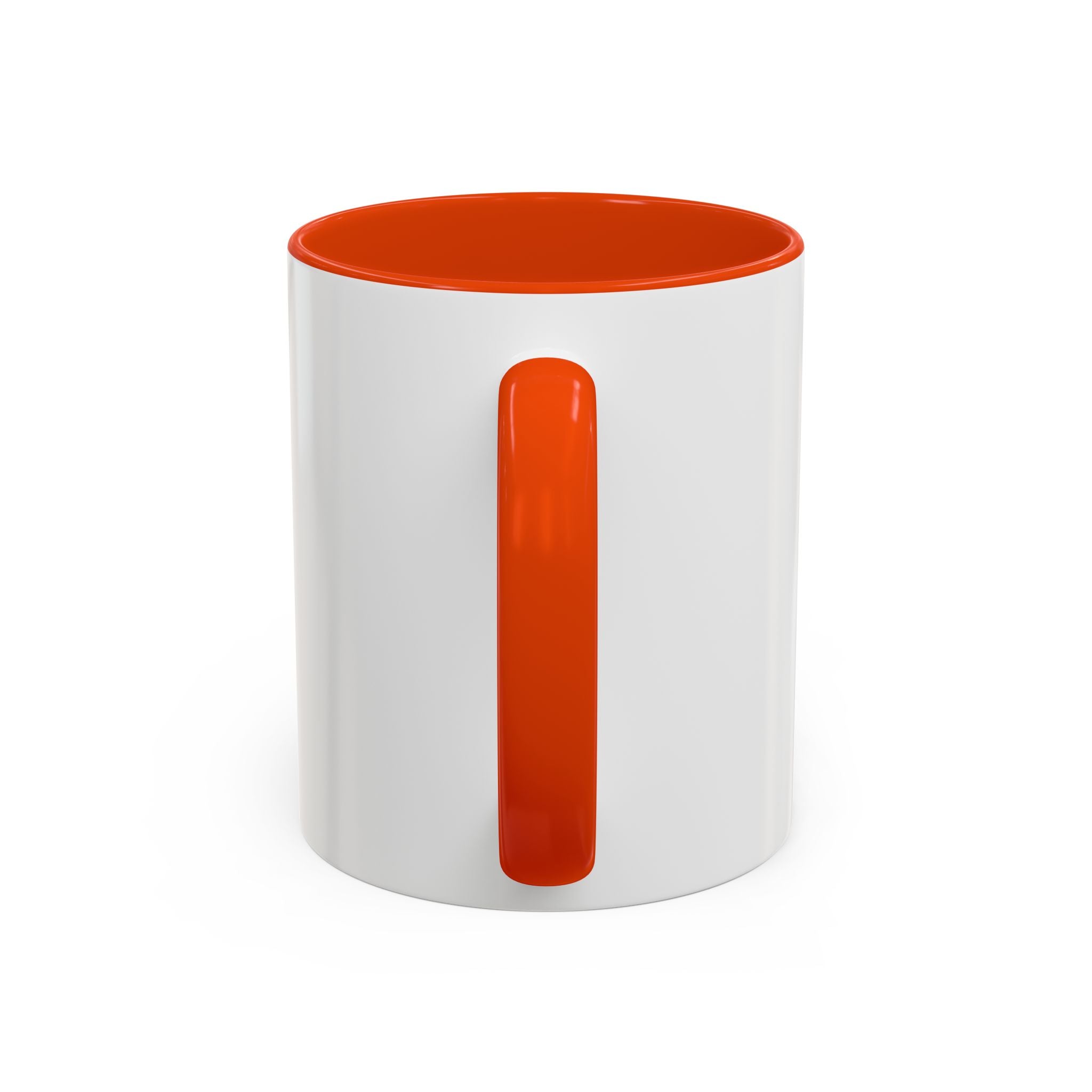 Black-Handled Ceramic Mug – Color Accent Coffee Tea Cup (11oz & 15oz)