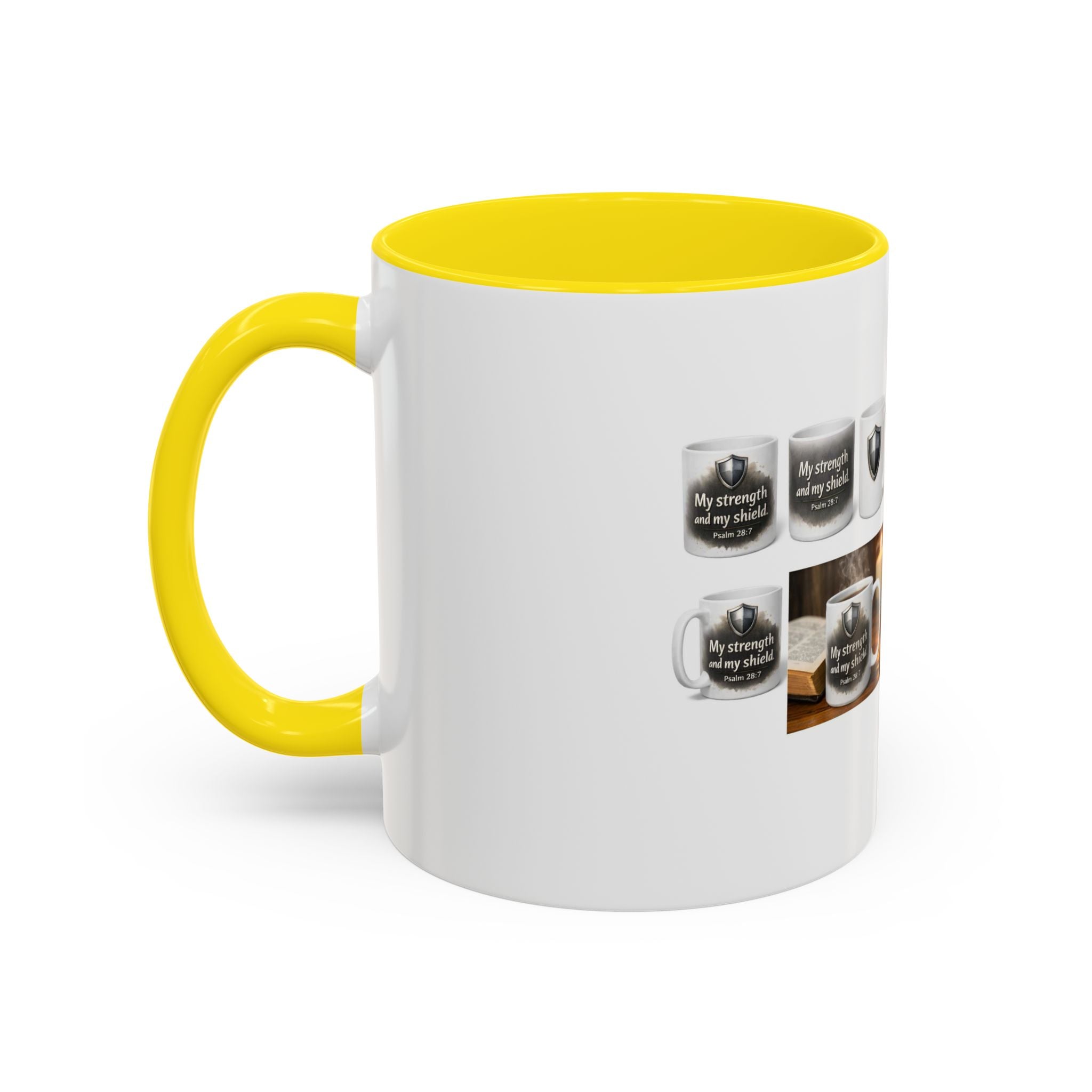 Inspirational Eagle Accent Coffee Mug — 'Rise Up and Soar' 11/15oz