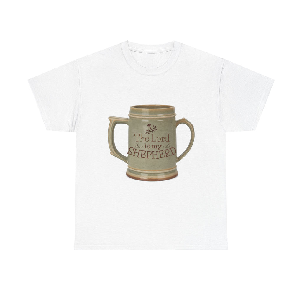 Religious T-Shirt — 'The Lord is My Shepherd' Mug Graphic Tee