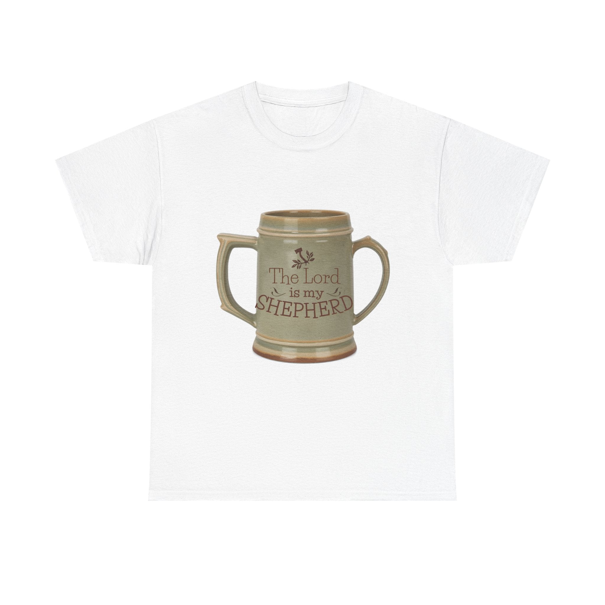 Religious T-Shirt — 'The Lord is My Shepherd' Mug Graphic Tee
