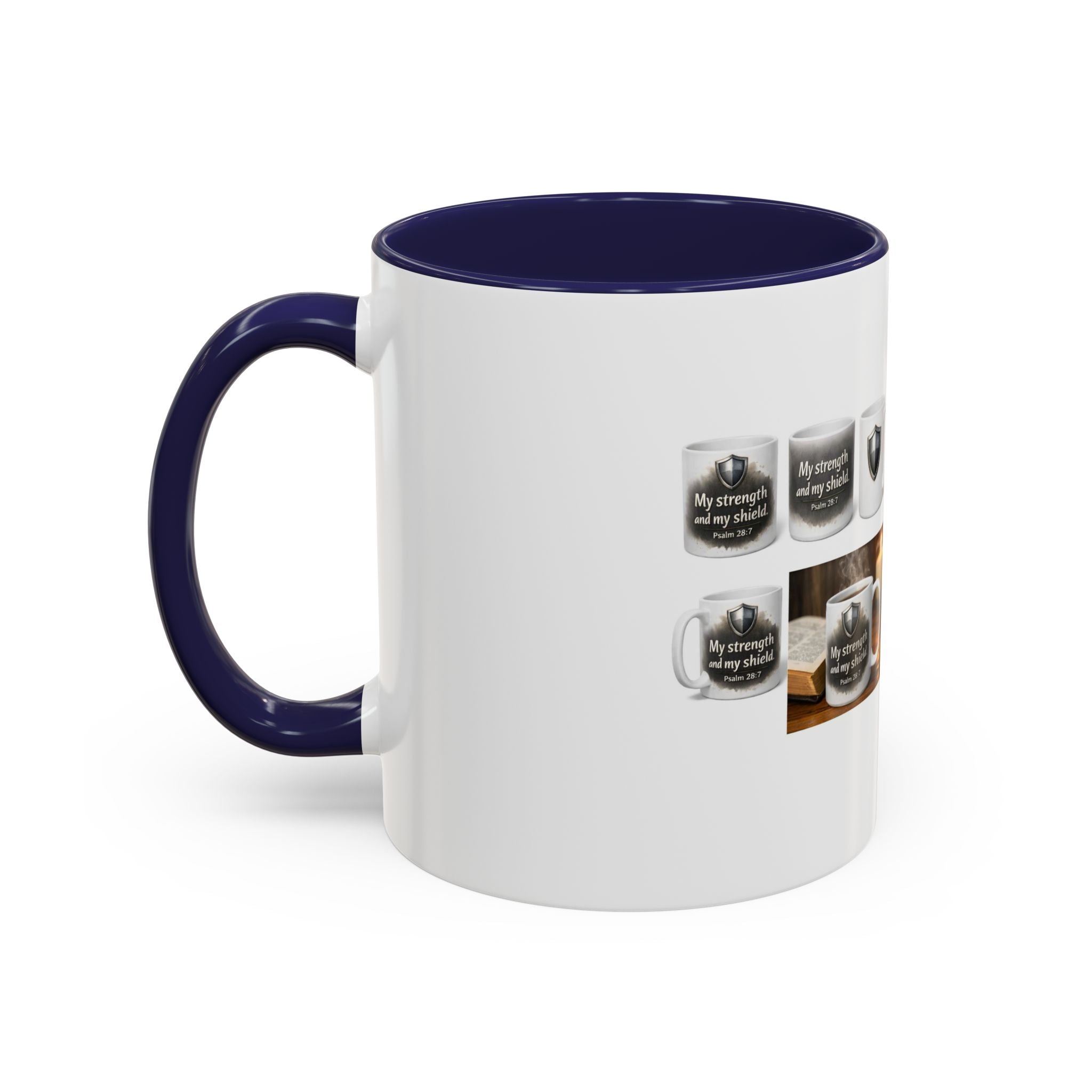 Inspirational Eagle Accent Coffee Mug — 'Rise Up and Soar' 11/15oz