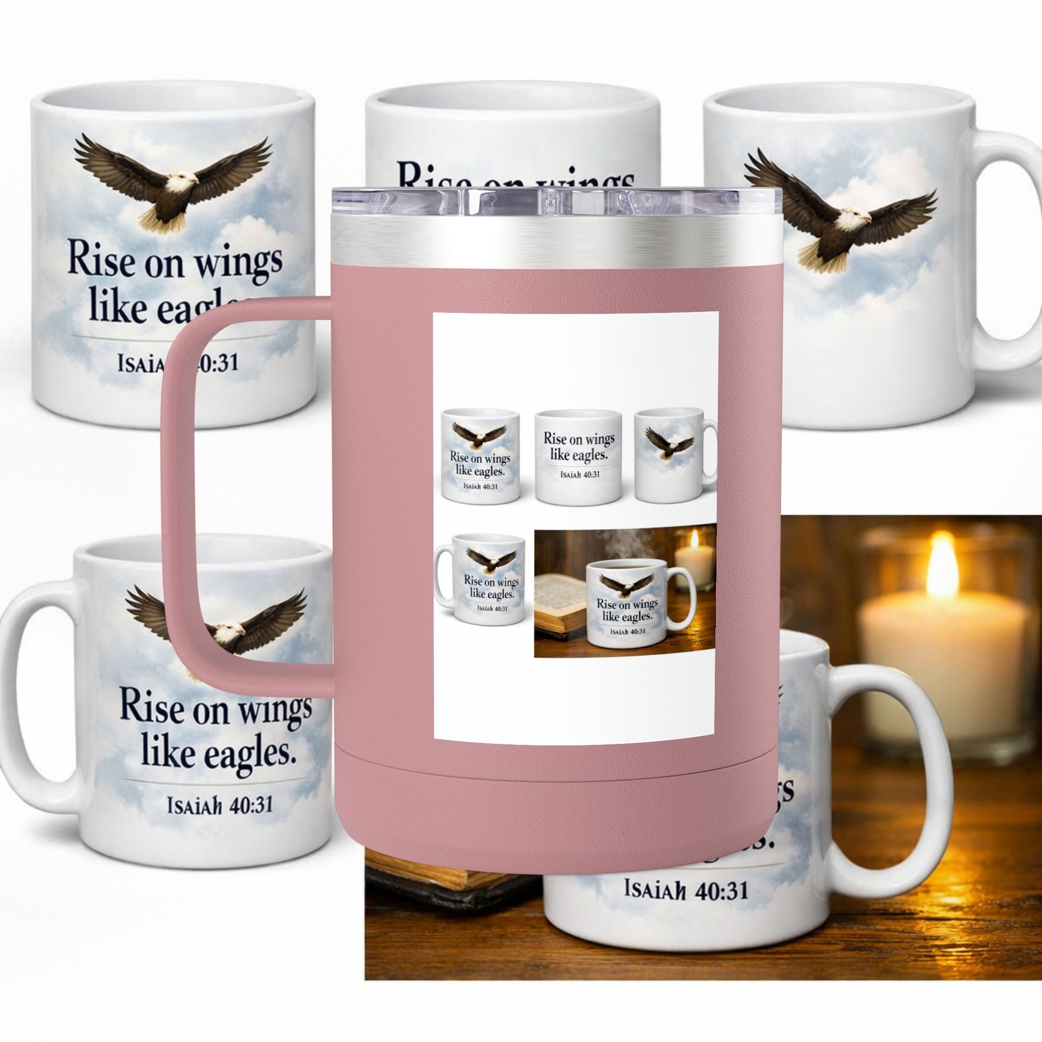 Coffee Mug Tumbler, 15oz