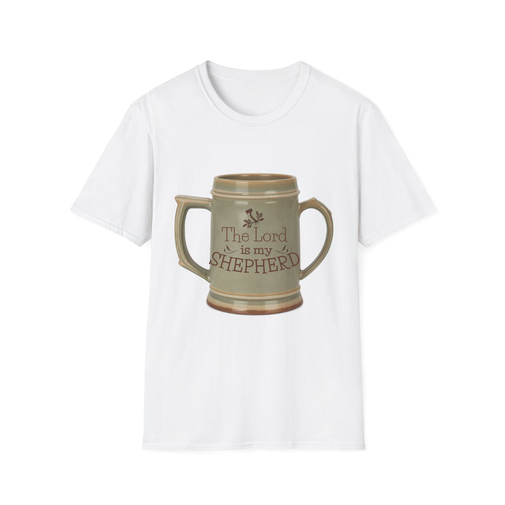 Christian Mug Graphic T‑Shirt — “The Lord Is My Shepherd” Design
