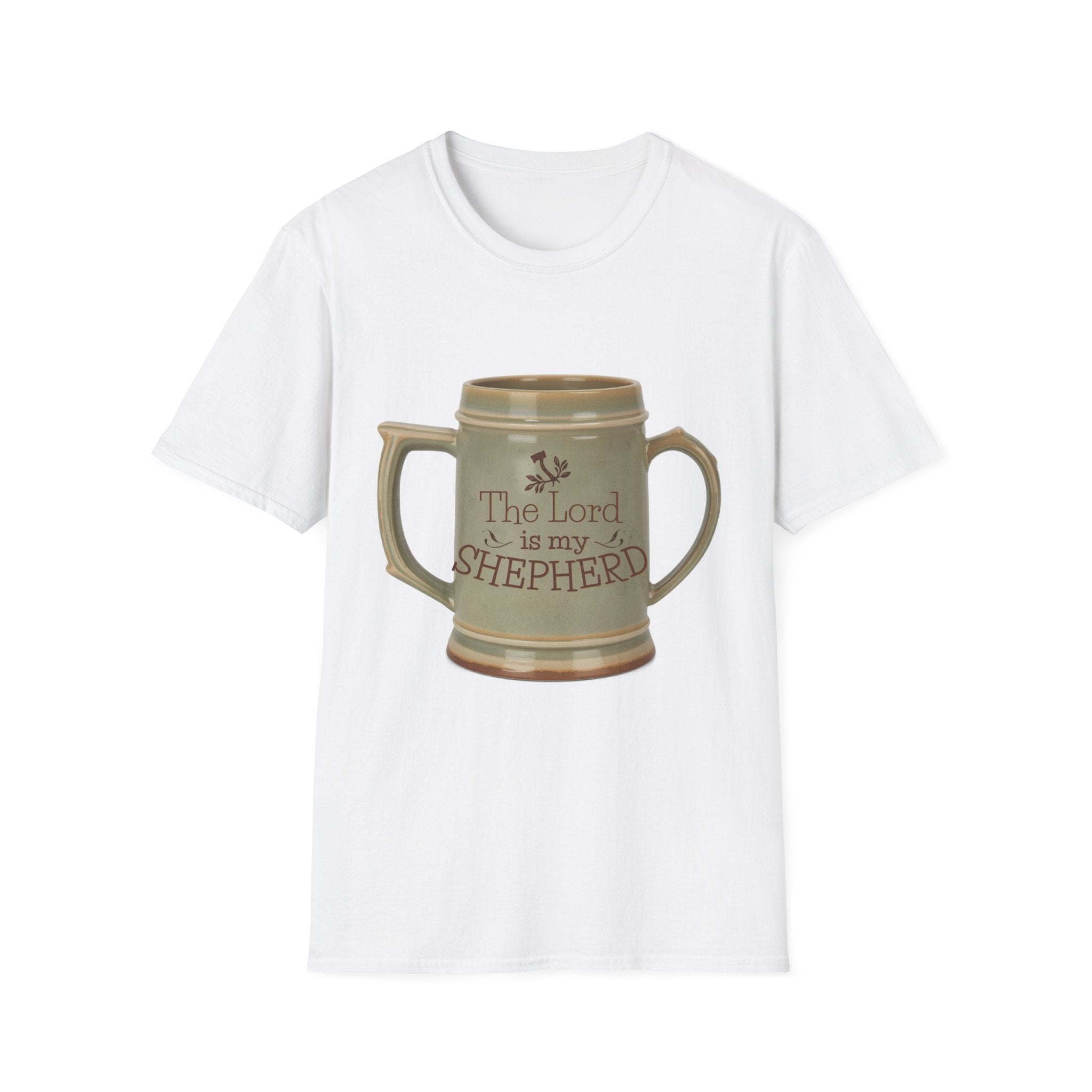 Christian Mug Graphic T‑Shirt — “The Lord Is My Shepherd” Design