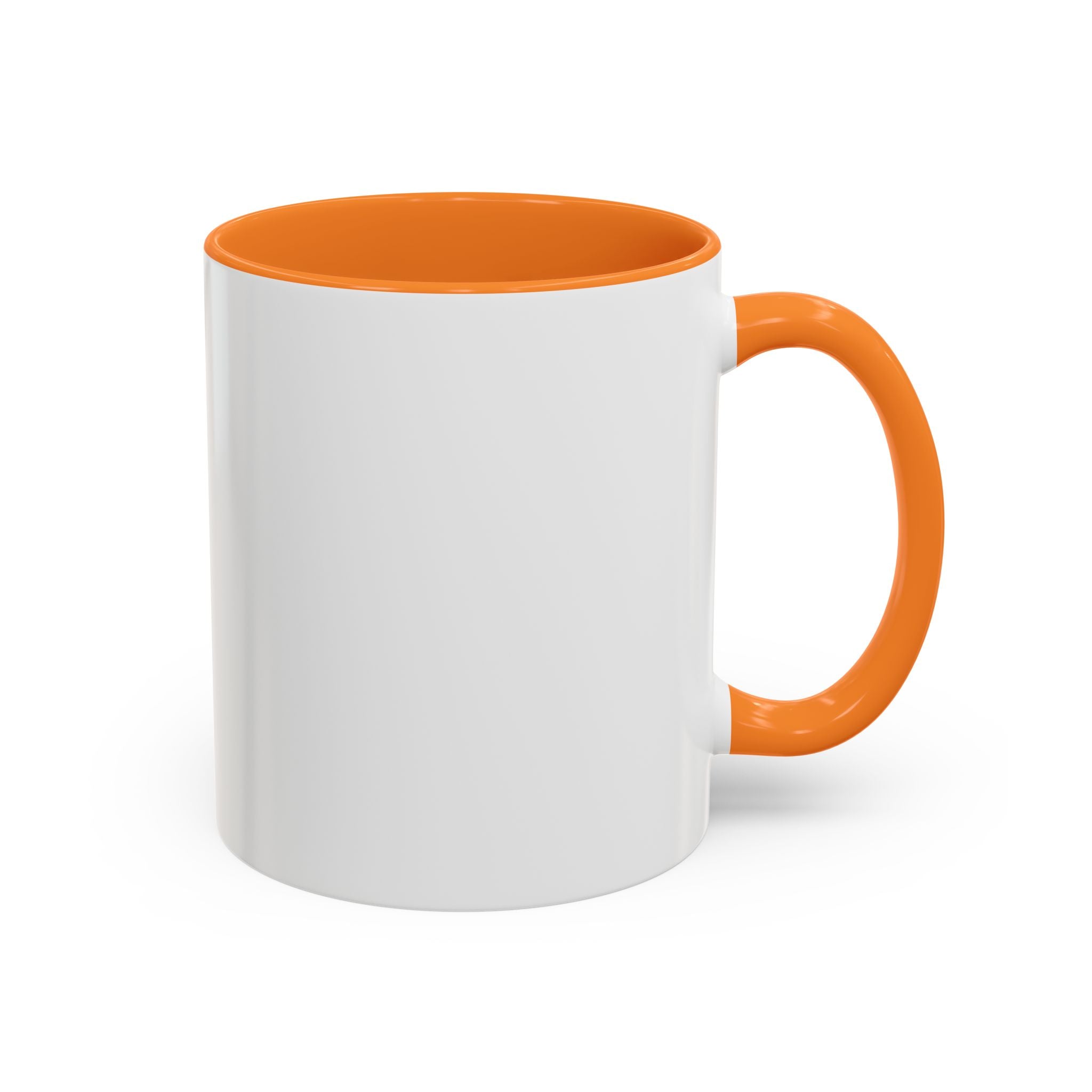 Black-Handled Ceramic Mug – Color Accent Coffee Tea Cup (11oz & 15oz)