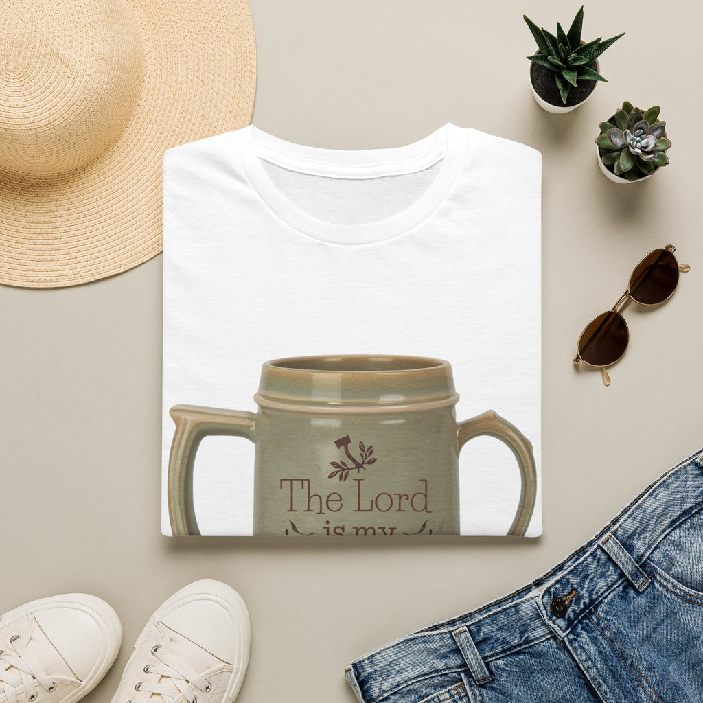 Christian Mug Graphic T‑Shirt — “The Lord Is My Shepherd” Design