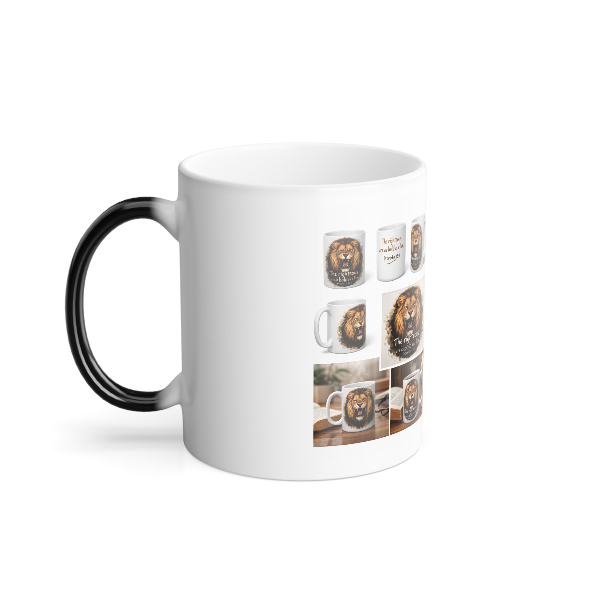 Color-Changing Lion Heat Reveal Mug — "The King Within" 11oz