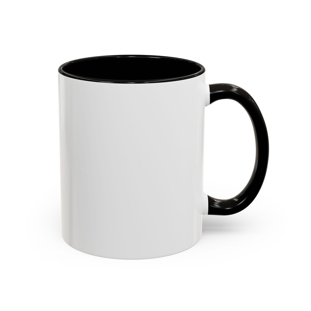 Black-Handled Ceramic Mug – Color Accent Coffee Tea Cup (11oz & 15oz)