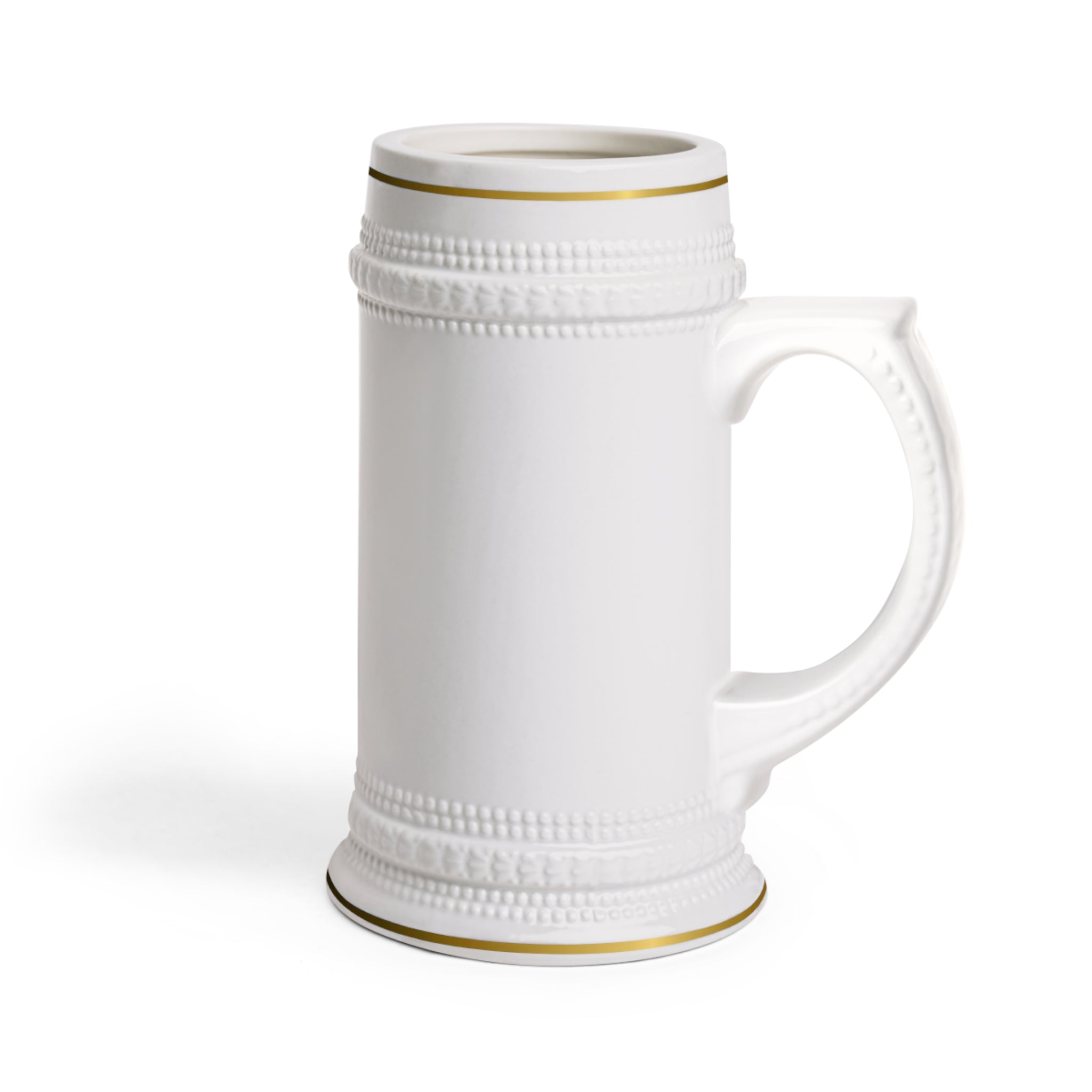 Ceramic Beer Stein Mug — Vintage 'The Lord Is My Shepherd' Faith Design